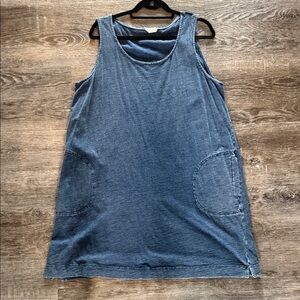 Jane and Delancey Faded Blue Sleeveless Denim Shift Dress